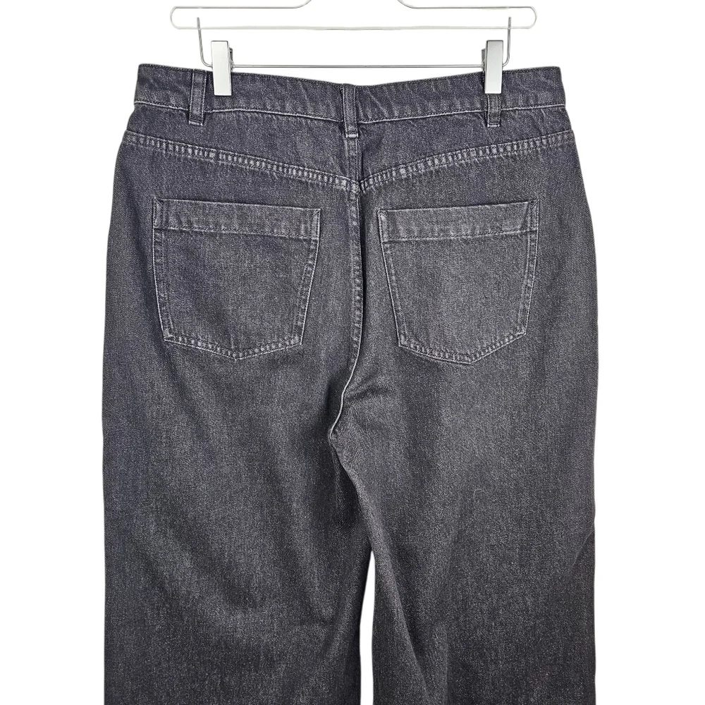 Vince Cotton Utility Crop Wide Leg Jeans NWT - Picture 9 of 15